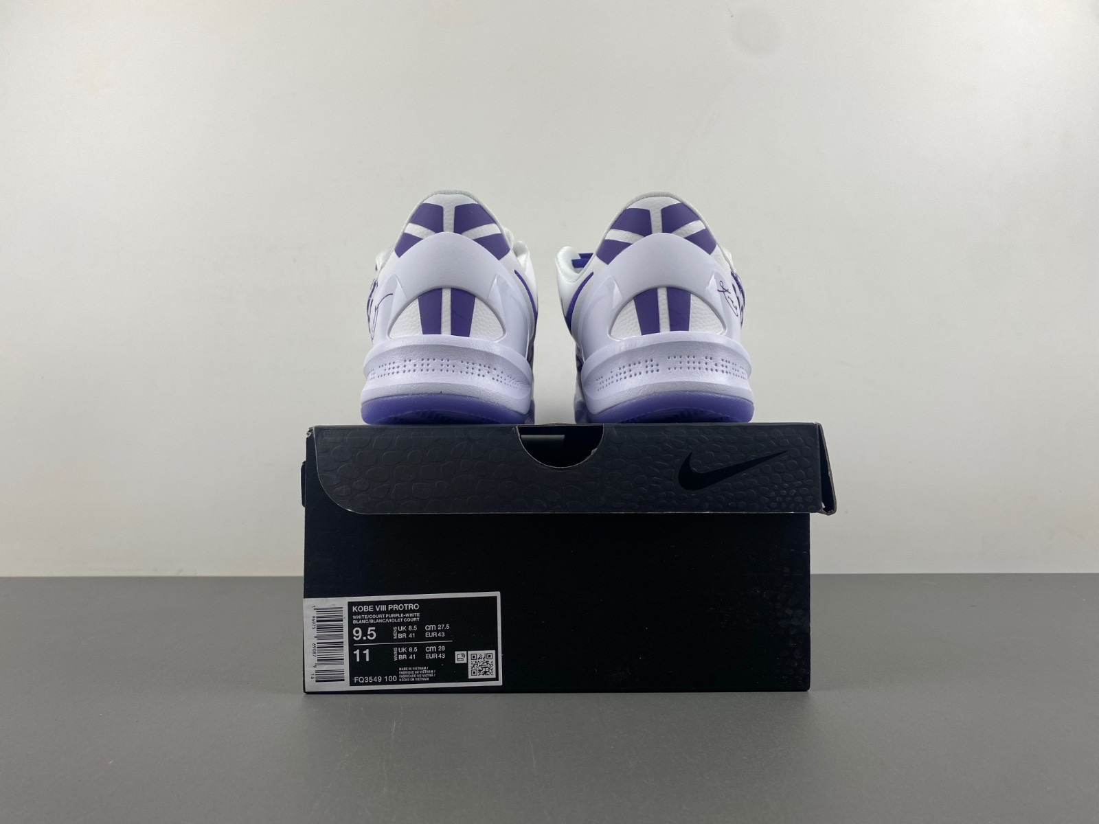 nike kobe 8 protro court purple fq3549-100