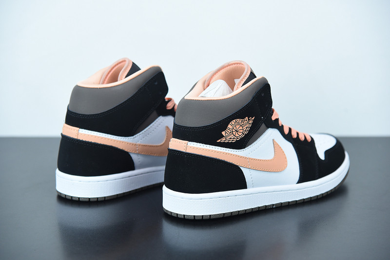 air jordan 1 mid peach mocha dh0210-100