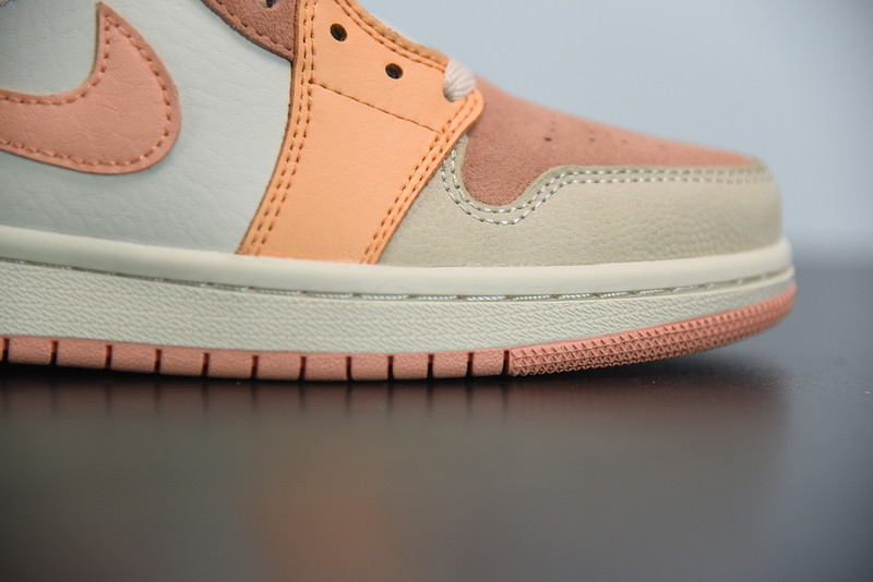 air jordan 1 mid apricot orange dh4270-800