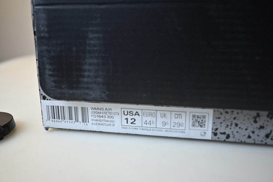 air jordan 6 gore-tex brown kelp fd1643-300