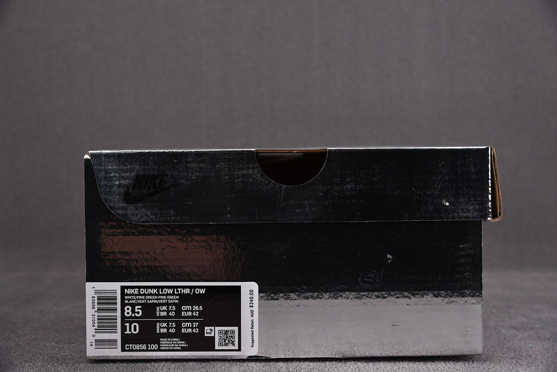 of nike dunk low leather green ct0856-100