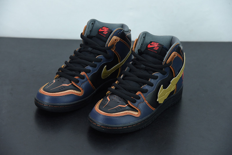 gundam x dunk high “banshee” dh7717-400