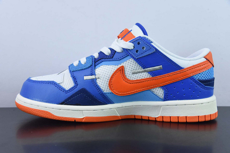 nike dunk low scrap knicks dm0128-100