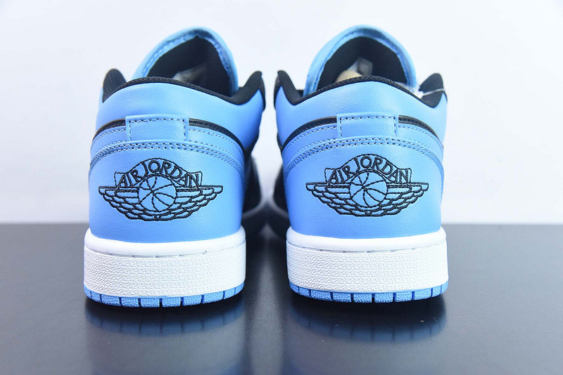 air jordan 1 low black university blue 553558-041