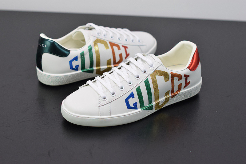 g*u*i ace embroidered low-top sneaker