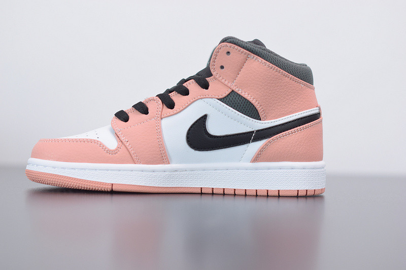 air jordan 1 mid “pink quartz” 555112-603