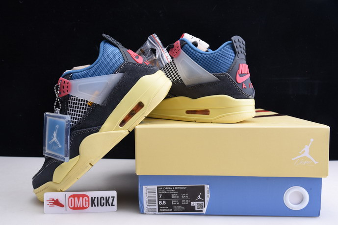 air jordan 4 retro union off noir dc9533-001