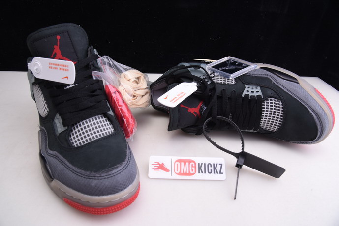of x air jordan 4 “bred” cv9388-001