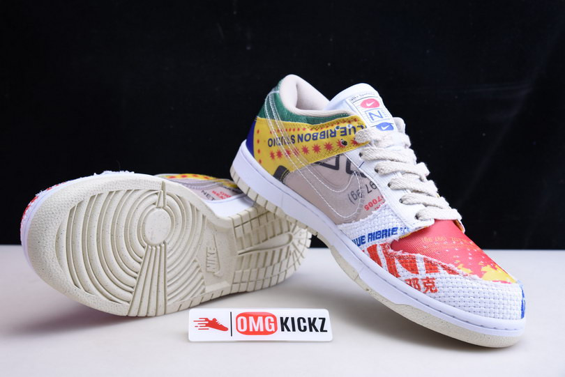 nike dunk low sp city market da6125-900