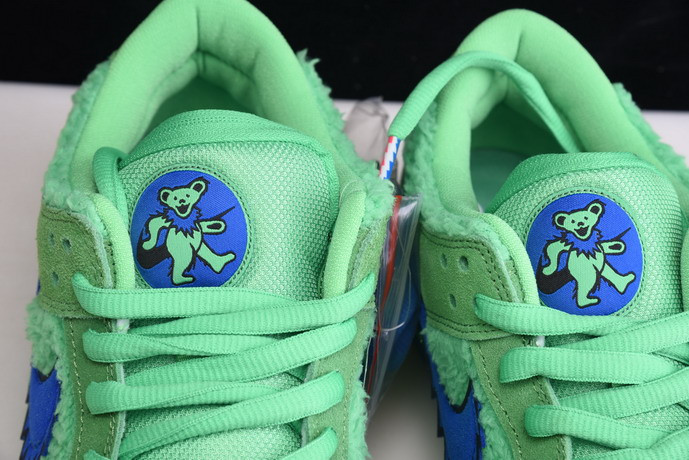 grateful dead x nike sb dunk low “green bear” cj5378-300